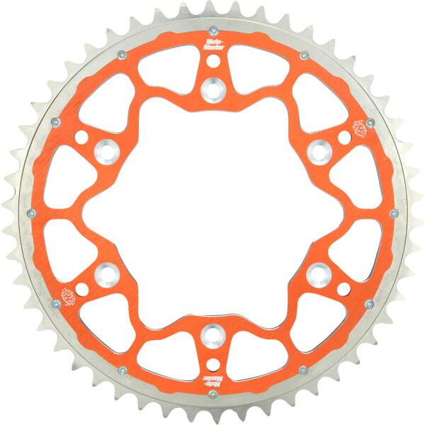 【USA在庫あり】 モトマスター Moto-Master FUSION SERIES DUAL RING SPROCKET (ORANGE, 428-47T) KTM 1211-2285 JP店