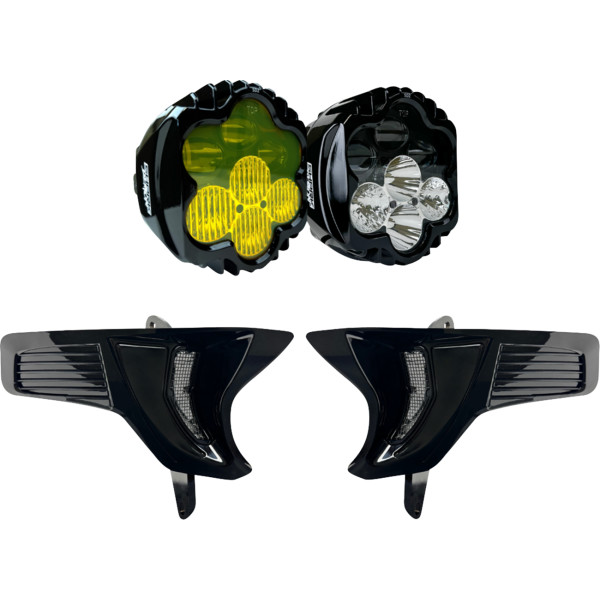 【USA在庫あり】 カスタム ダイナミクス Custom Dynamics HEADLIGHT & FOG LIGHT SHARK DEMON 2 COMBO W/ SPEED PLATES 2001-3046 JP店