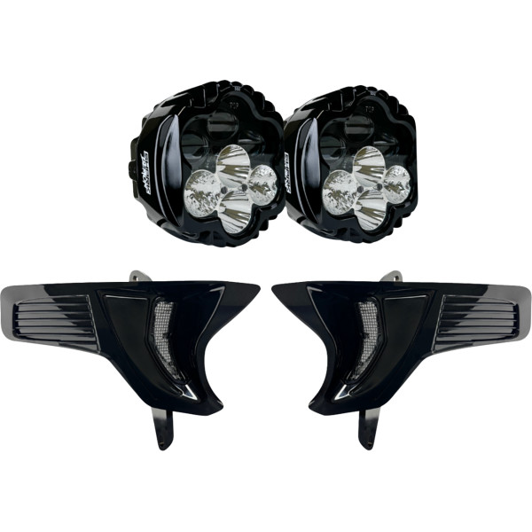 【USA在庫あり】 カスタム ダイナミクス Custom Dynamics HEADLIGHT DUAL SHARK DEMON 2 W/ SPEED PLATES 2001-3047 JP店