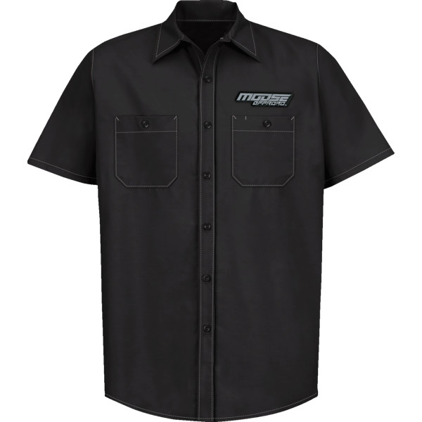 【USA在庫あり】 MOOSE OFFROAD SHIRT MOOSE OFFROAD SHOP BLACK 2XL 3040-3553 JP店