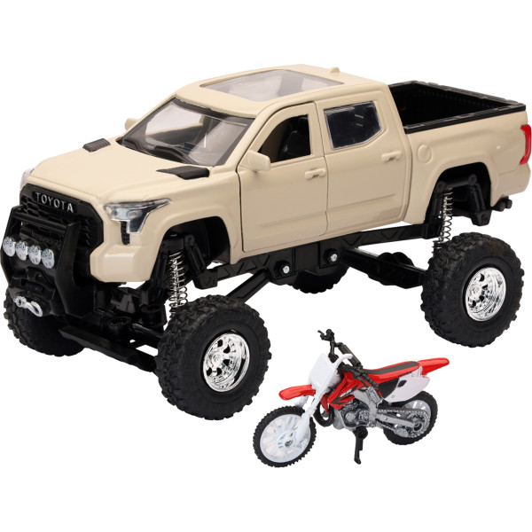 【USA在庫あり】 ニューレイ New Ray 1:32 SCALE PICKUP WITH HONDA DIRT BIKE 7001-0115 JP店
