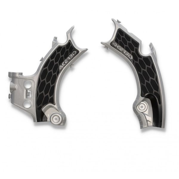 【USA在庫あり】 Acerbis 21+ Honda CRF250R/250RX/CRF450R/RX/ CRF450R-S Frame Guards- X-Grip - Silver/Black acb2911441015 JP店 8,954円