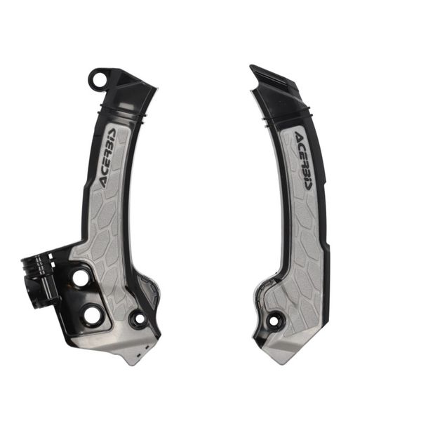 【USA在庫あり】 Acerbis 23+ Husqvarna FC/FX/ TC/ TXi/ FE/ TE Frame Guards- X-Grip - Black/Gray acb2979601001 JP店