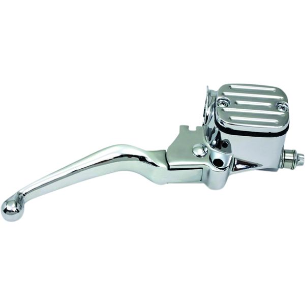 【USA在庫あり】 Bikers Choice Chrome 96-07 FL 96-10 ST Dyna 96-03 XL 9/16 Bore Chopped Handlebar Master Cylinder bkc489988 JP店