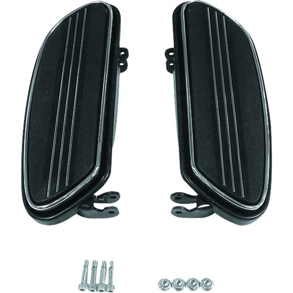【USA在庫あり】 Bikers Choice 86-Up FLH FLT Black Extended Floorboard Kit bkc491325 JP店
