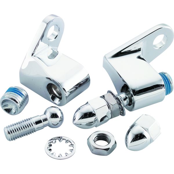 【USA在庫あり】 Bikers Choice Chrome Front Turn Signal Mounting Kit Universal Custom bkc493217 JP店