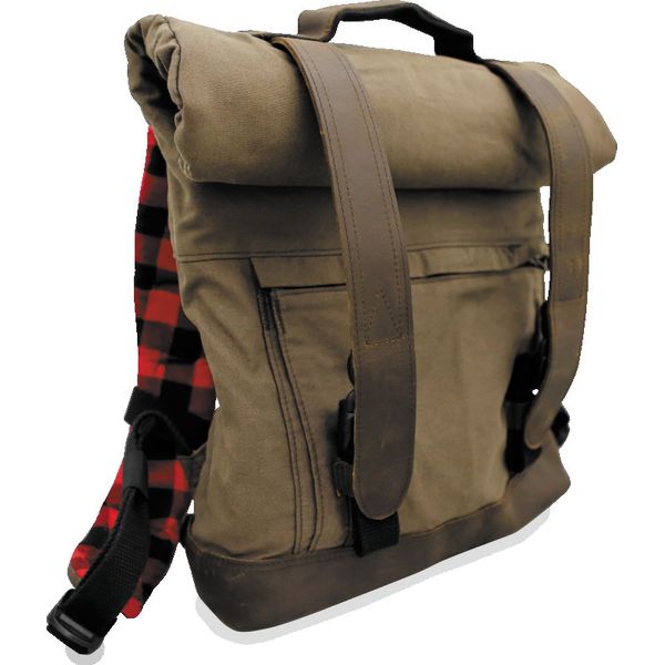 【USA在庫あり】 Burly Brand Voyager Back Pack - Dark Oak burB15-1020D JP店