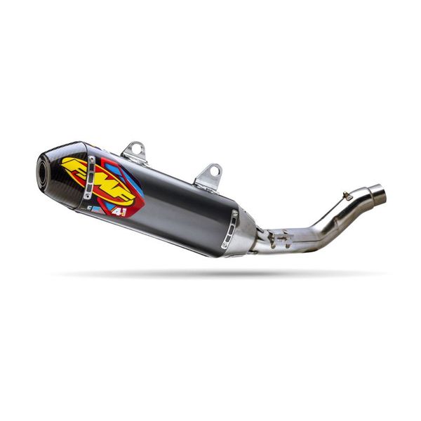 【USA在庫あり】 FMF Racing Yamaha YZ450F 14-17/ WR/YZ450FX 16-18 Anod TI Factory 4.1 RCT SO Muffler w/R. Carbon Cap fmf044429 JP店