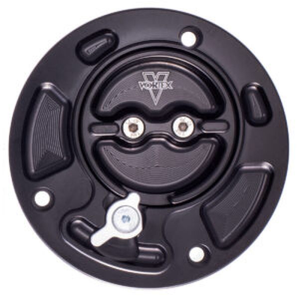 【USA在庫あり】 Vortex Racing V3 Fuel Cap Kawasaki- Black vtxGC430K JP店