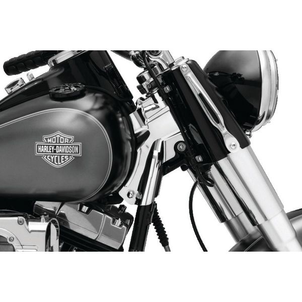 【USA在庫あり】 Kuryakyn Neck Cover For 07-17 FLST Models Chrome kur7833 JP店