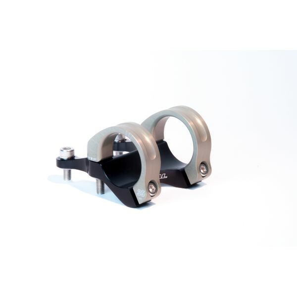 【USA在庫あり】 Renthal Integra 35 Handlebar Clamp 45 mm./ Zero Rise renSTM113-BKAG JP店