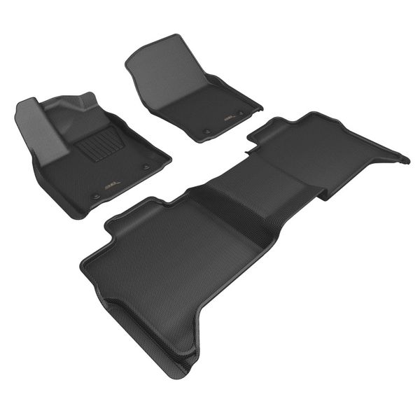 【USA在庫あり】 3D MAXpider 2022+ Toyota Tundra Crew Max Kagu 1st & 2nd Row Floor Liner - Black aceL1TY28801509 JP店