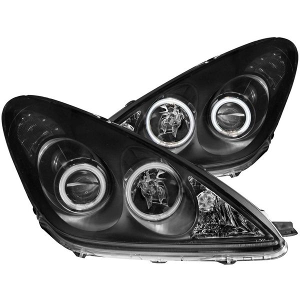 【USA在庫あり】 ANZO 2002-2003 Lexus Es300 Projector Headlights w/ Halo Black anz121232 JP店 53,388円