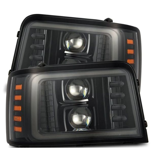 【USA在庫あり】 AlphaRex 92-96 Ford F Series - LUXX-Series Projector Headlights arx880267 JP店