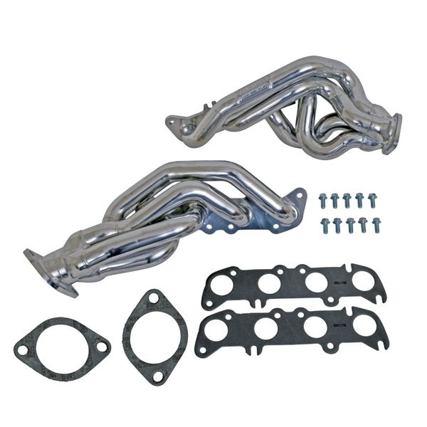 【USA在庫あり】 BBK 11-14 Mustang GT Shorty Tuned Length Exhaust Headers - 1-5/8 Silver Ceramic bbk16320 JP店