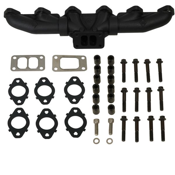 【USA在庫あり】 BD Diesel 98.5-02 Dodge 5.9L 24-Valve Cummins Pulse Exhaust Manifold Kit bdd1046047 JP店