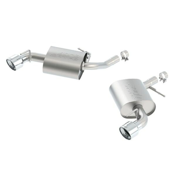 【USA在庫あり】 Borla 16-17 Chevy Camaro 3.6L V6 Single Split Rear Exit S-Type Axle-Back Exhaust bor11928 JP店