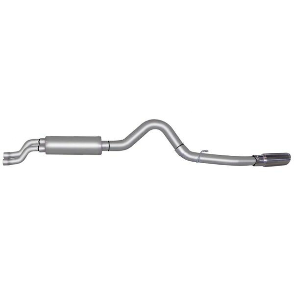 【USA在庫あり】 Gibson 01-05 Chevrolet Silverado 2500 HD Base 6.0L 4in Cat-Back Single Exhaust - Aluminized gib315547 JP店