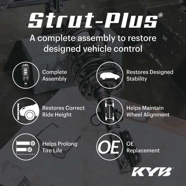 【USA在庫あり】 KYB 20-24 Nissan Sentra Front Right Strut-Plus Assembly kybSR4760 JP店