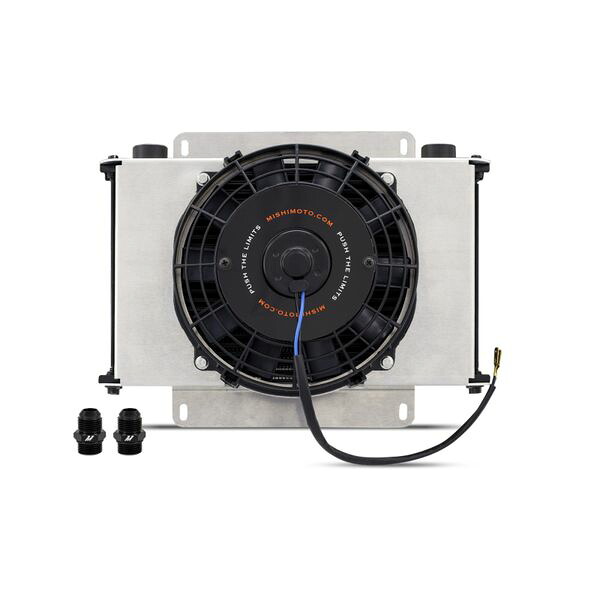 【USA在庫あり】 Mishimoto Universal Oil Cooler Kit 25-Row Cooler and 1x 8in Fan misMMOC-25-K JP店