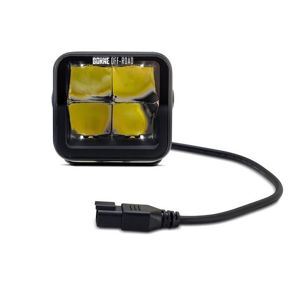 【USA在庫あり】 Borne Off-Road Light Pods (Kit of 2) 3x3 Spot brnBNLT-LP33-2S JP店