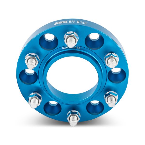 【USA在庫あり】 Borne Off-Road Wheel Spacers - 6x139.7 - 78.1 - 38.1mm - M14x1.5 - Blue brnBNWS-005-381BL JP店