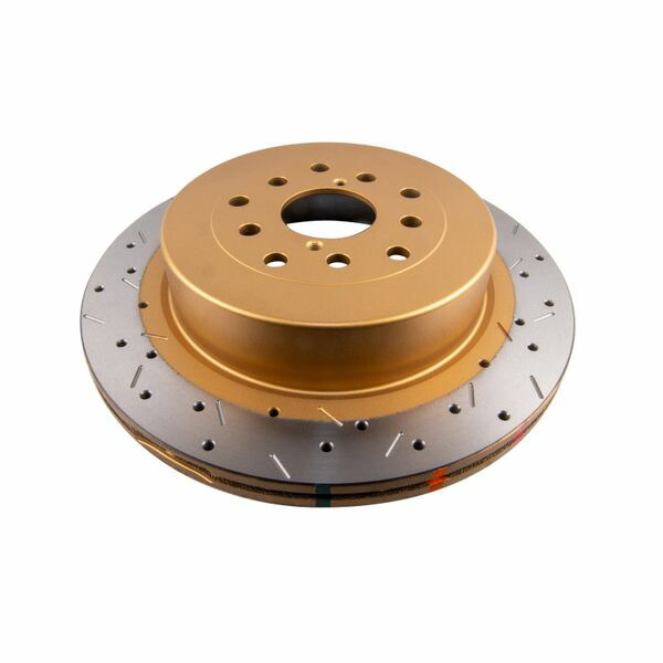 【USA在庫あり】 DBA 01-07 Subaru WRX/STI 10 Stud Hole Rear Drilled & Slotted 4000 Series Rotor dbaDBA4655XS-10 JP店