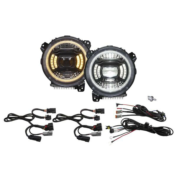 【USA在庫あり】 Diode Dynamics 18-23 Jeep JL Wrangler Elite Max LED Headlamps dioDD5165 JP店