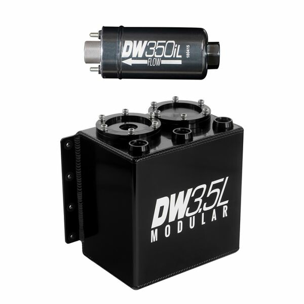 【USA在庫あり】 DeatschWerks 3.5L Modular Surge Tank (Incl. 1 DW350iL In-Line Fuel Pump) dwk6-351-35ST JP店