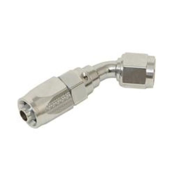 【USA在庫あり】 Fragola -6AN x 45 Degree Pro-Flow Hose End Chrome fra224506-CH JP店