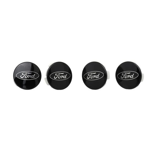 【USA在庫あり】 Ford Racing Car Black and Chrome Wheel Cap frpM-1096K-BCC JP店 4,754円