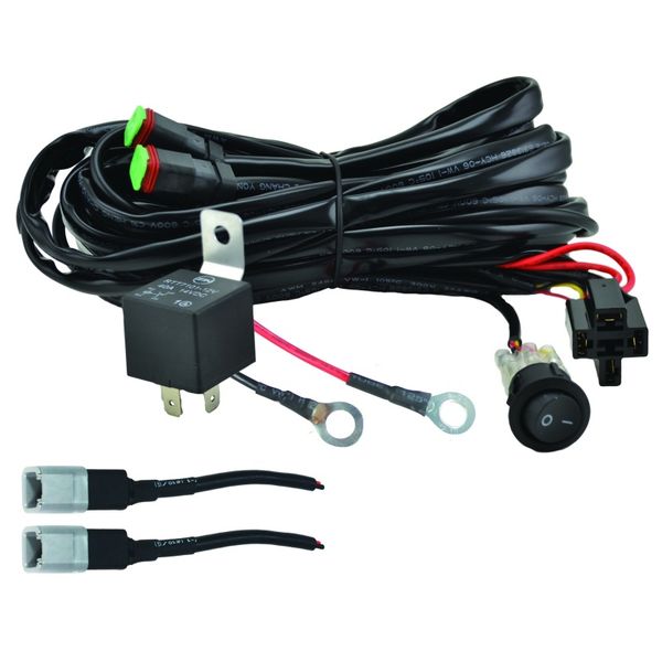 【USA在庫あり】 Hella ValueFit Wiring Harness for 2 Lamps 300W hella357211011 JP店