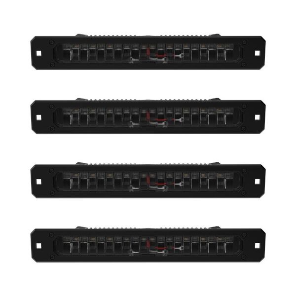 【USA在庫あり】 KC HiLiTES Platform One Profile 10in. SideCast Flush Mount Lights (Does Not Include Rack) kcl98150 JP店