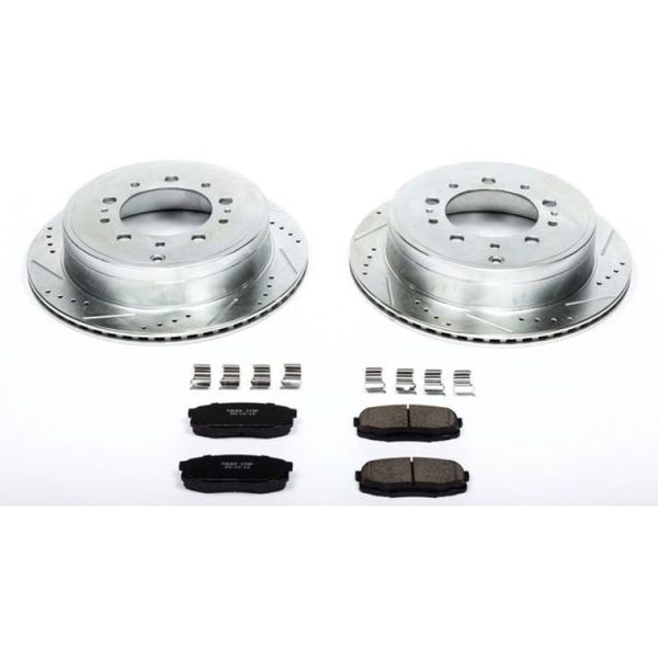 【USA在庫あり】 Power Stop 08-11 Lexus LX570 Rear Z23 Evolution Sport Brake Kit psbK3073 JP店
