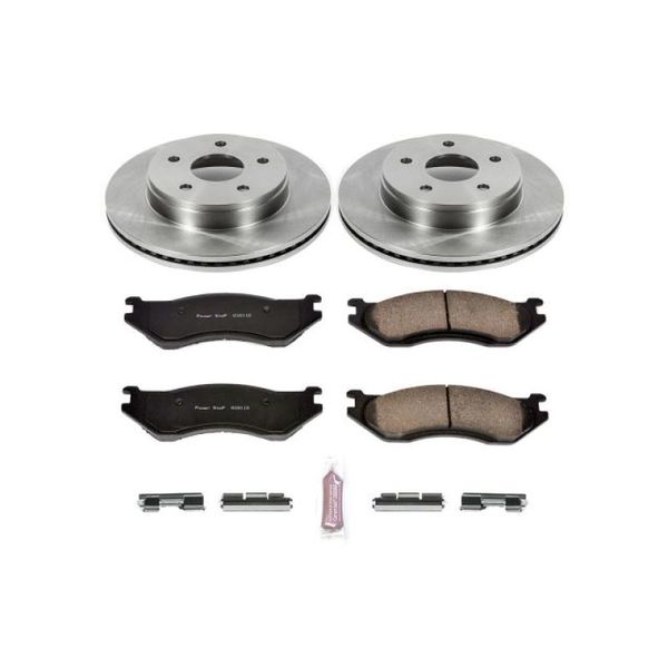 【USA在庫あり】 Power Stop 03-05 Dodge Ram 1500 Front Autospecialty Brake Kit psbKOE2167 JP店
