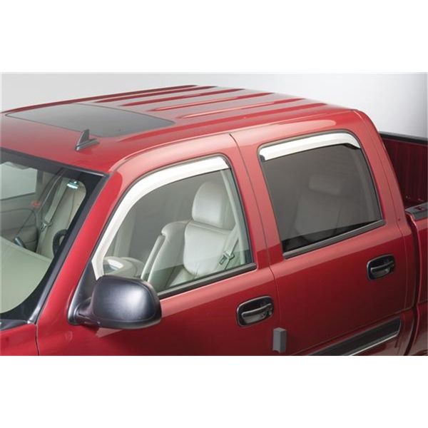 【USA在庫あり】 Putco 09-18 Ram 1500 - Crew Cab (Set of 4) Excl Rebel Model Element Chrome Window Visors put480137 JP店