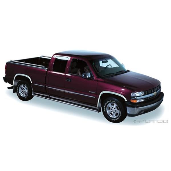 【USA在庫あり】 Putco 88-98 Chevrolet CK / Silverado (Incl Sportside) - Full w/o Flares Stainless Steel Fender Trim put97102 JP店