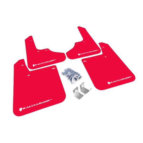 【USA在庫あり】 Rally Armor 93-01 Subaru Impreza RS Red UR Mud Flap w/ White Logo ralMF2-UR-RD/WH JP店