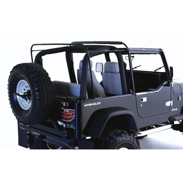 【USA在庫あり】 Rampage 1987-1995 Jeep Wrangler(YJ) Soft Top Hardware - Black ram69999 JP店