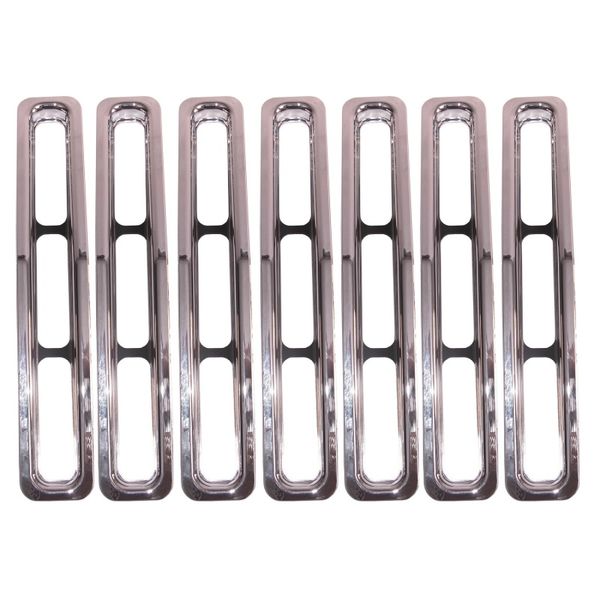 【USA在庫あり】 Rugged Ridge Grille Inserts Chrome 87-95 Jeep Wrangler YJ rug11306.01 JP店