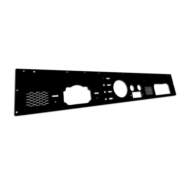 【USA在庫あり】 Rugged Ridge Dash Panel Pre-Cut Holes Black 76-86 Jeep CJ rug13320.12 JP店