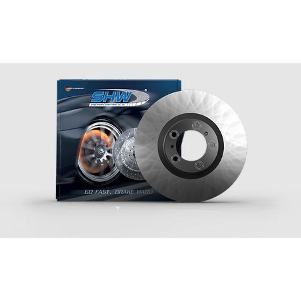【USA在庫あり】 SHW 19-21 Porsche Macan S 3.0L Left Front Smooth Monobloc Brake Rotor (95B615301AA) shwPFL39527 JP店 35,142円