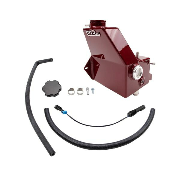 【USA在庫あり】 Wehrli 13-18 Dodge 6.7L Cummins OEM Placement Coolant Tank Kit - WCFab Red wcfWCF100628-RED JP店