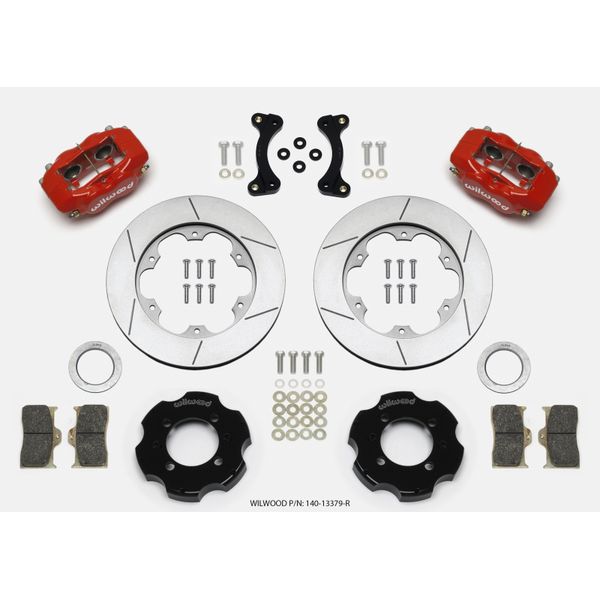 【USA在庫あり】 Wilwood Forged Dynalite Front Hat Kit 11.00in GT Rotor Red 95-05 Miata wil140-13379-R JP店