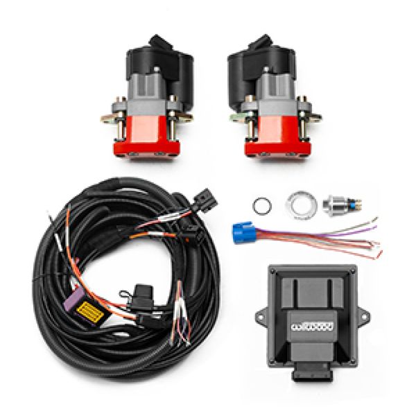 【USA在庫あり】 Wilwood Electronic Parking Brake Rear Retrofit Kit - 0.810in Rotor w/ Red Caliper wil140-15978-RD JP店