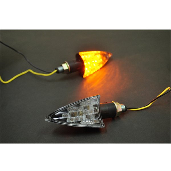 アルキャンハンズ ALCAN hands LEDウインカー 汎用 アロー 黒/クリア 2個入り KA004SC JP店