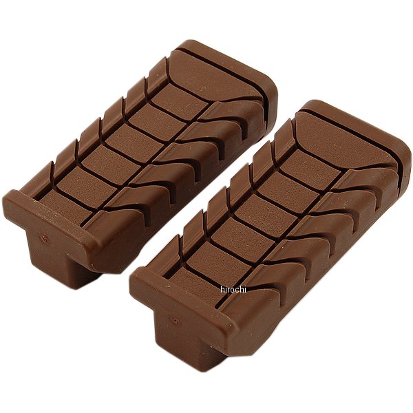 【メーカー在庫あり】 キジマ ステップラバー スーパーカブ110 (JA07、JA10) 茶 左右セット 213-1896 JP店画像