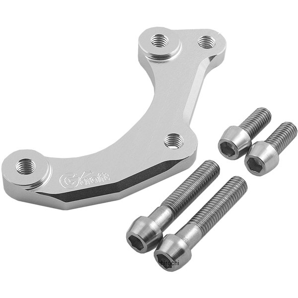 【メーカー在庫あり】 Gクラフト キャリパーサポート Z125PRO カニブレンボ シルバーアルマイト仕上げ 36019G JP店