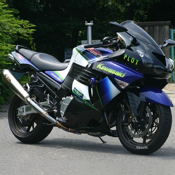 ノジマエンジニアリング フルエキゾースト LOCK-ON 4-1-2SC 06年-08年 ZZR1400 チタン NTX623LCW-CL JP店