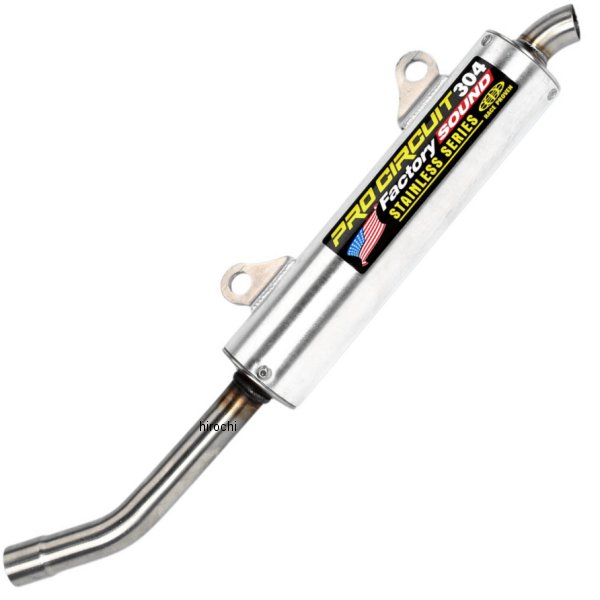 【USA在庫あり】 プロサーキット Pro Circuit 304 ファクトリーサウンド マフラー 89年 CR250R ステンレス SH89250-304 JP店